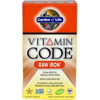 Vitamin Code RAW Železo 30 kapsúl