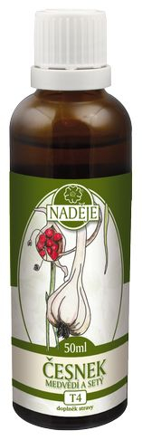Cesnak medvedí a cesnak kuchynský 50ml, T4 - tinktúra ...