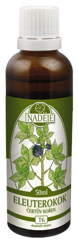 Eleuterokok 50ml, T6 - tinktúra z bylín
