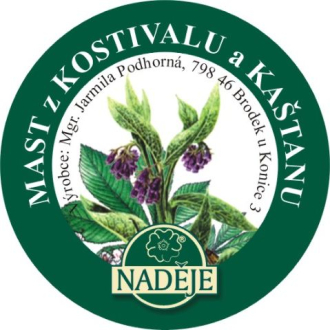 Masť z kostihoja a pagaštanu 30ml