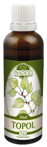 Topoľ 50ml, T42 - tinktúra z bylín