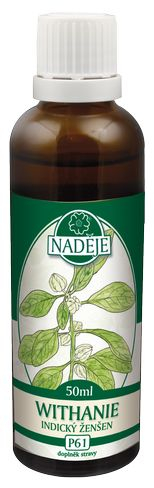 Withania somnifera 50ml, P61 - tinktúra z púčikov...
