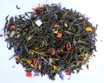 Jahody v šampanskom 50g - zelený čaj ochutený