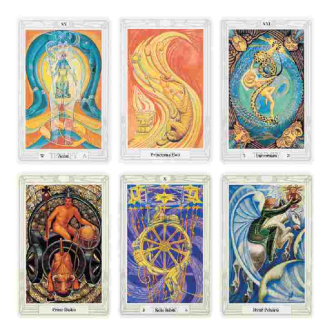 Thotův tarot – karty stredné - Aleister Crowley