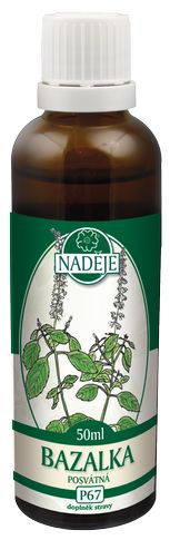 Bazalka posvätná 50ml, P67 - tinktúra z púčikov...