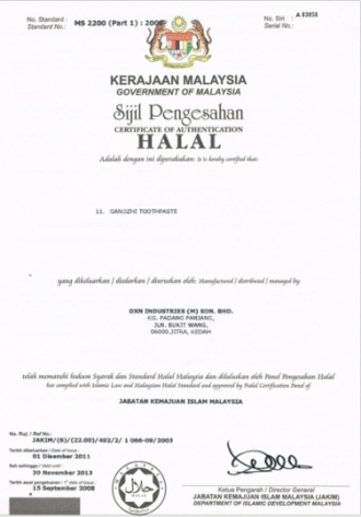 Ganozhi zubná pasta 150g