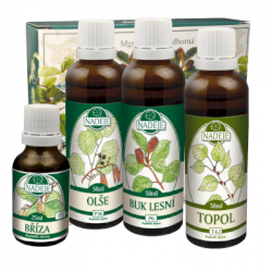 Gemmoterapia - tinktúry z púčikov rastlín