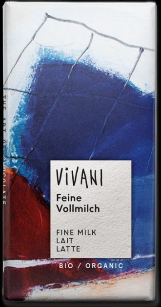 Mliečna čokoláda 32% kakaa, BIO 80g Vivani