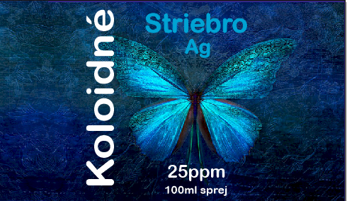 Koloidné striebro 25ppm 500ml