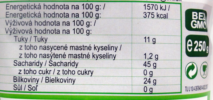 Čierna rasca drť 250g