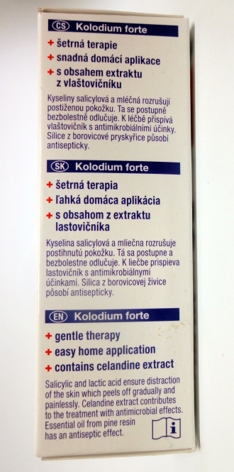 Kolodium forte 10ml na bradavice