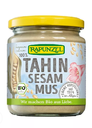 Bio TAHINI - 100% sezamová pasta RAPUNZEL 250g