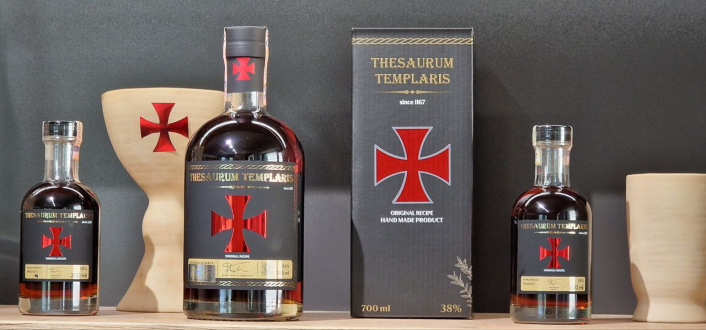 Thesaurum templaris 700ml templársky bylinný likér