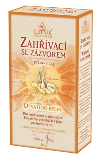 Zahrievací so zázvorom 50g krabička