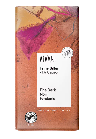 Horká čokoláda 80g BIO Vivani 71%