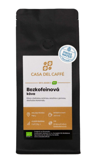 Bezkofeínová káva SWISS WATER 250 g