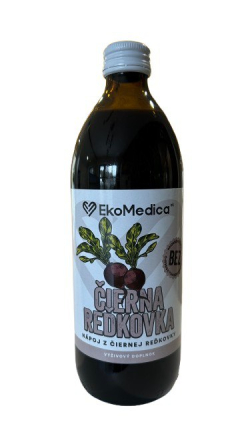 Čierna reďkovka šťava 100% 500ml
