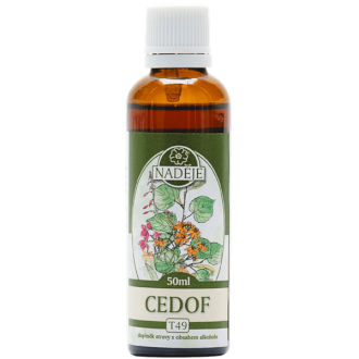 Cedof 50ml, T49 - tinktúra z bylín rastlín