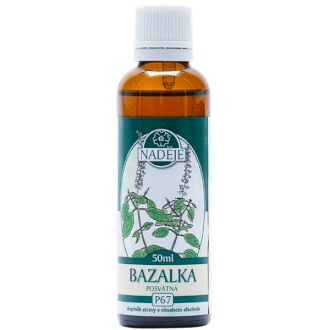 Bazalka posvätná 50ml, P67 - tinktúra z púčikov...