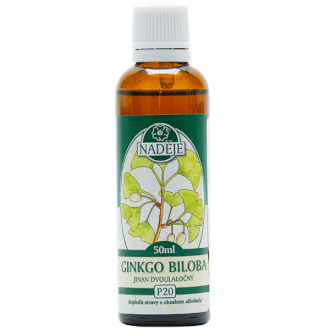Ginkgo dvojlaločné 50ml, P20 - tinktúra z púčikov...