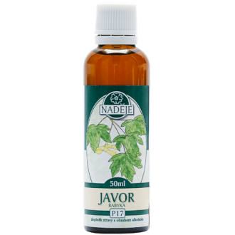 Javor poľný 50ml, P17 - tinktúra z púčikov rastlín
