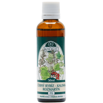 Ríbezľa - Kalina - Rozmarín 50ml, P8 - tinktúra z...