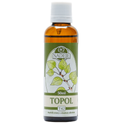 Topoľ 50ml, T42 - tinktúra z bylín