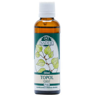 Topoľ čierny 50ml, P46 - tinktúra z púčikov rastlín
