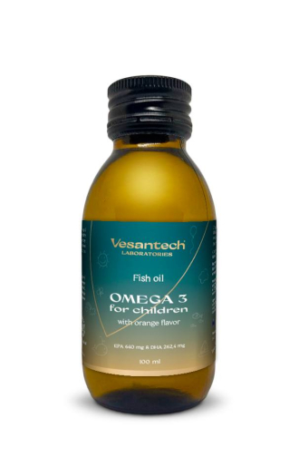 Vesantech Omega 3 Rybí olej pre deti 100 ml
