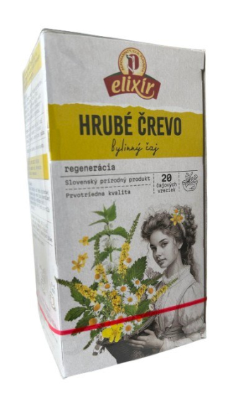 Hrubé črevo  bylinný čaj - porciovaný 20 x 2 g