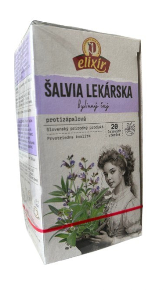 Šalvia lekárska bylinný čaj - porciovaný  20 x 2 g