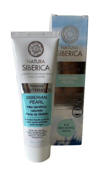 Prírodná sibírska zubná pasta Sibírska perla 100 g