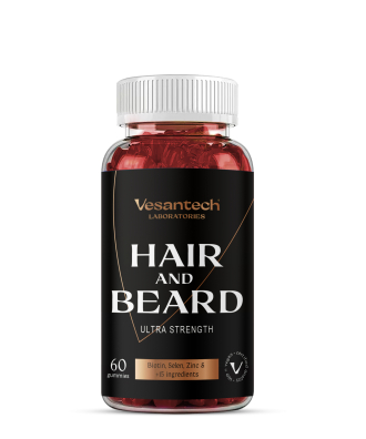 Vesantech Hair and Beard Gummies