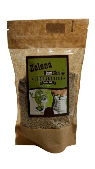 Káva zelená drvená 250g
