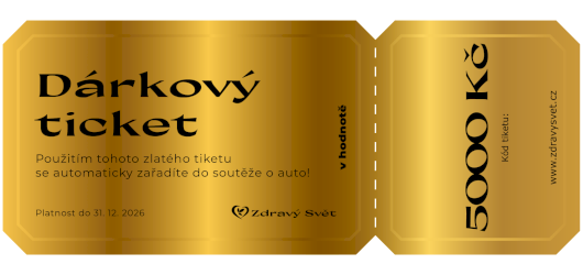 Darčekový súťažný kupón v hodnote 5000 Kč