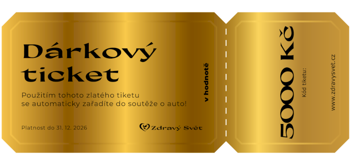 Darčekový súťažný kupón v hodnote 5000 Kč