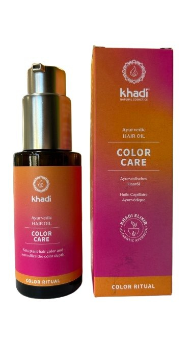 Khadi Color Care vlasový olej 50 ml – prírodná starostlivosť pre farbené vlasyKhadi Color Care vlasový olej 50 ml je 100 % prírodný...