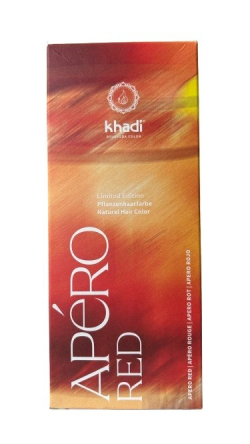 Khadi rastlinná farba na vlasy Apéro červená 100 g